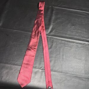 Collection by Michael Strahan‎ Mens Maroon Silk Neck Tie
